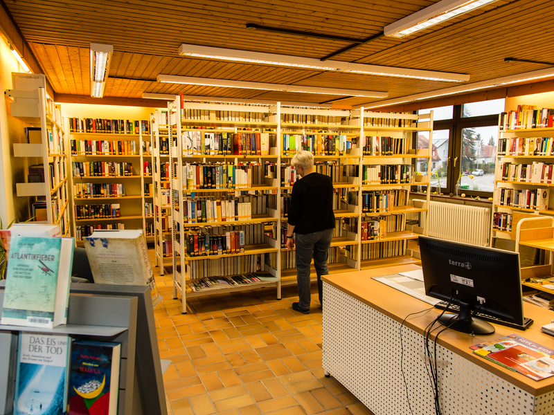 Bücherei Ausstellungsraum