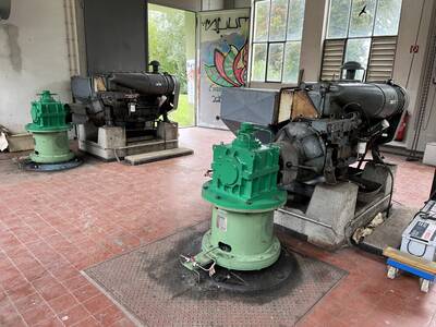 Schöpfwerk am Rheindamm Elchesheim-Illingen