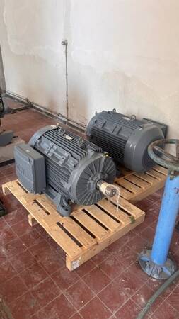 Schöpfwerk am Rheindamm - Neue E-Motoren