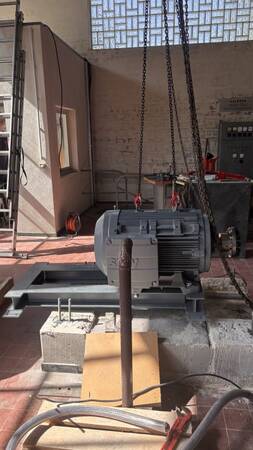 Schöpfwerk am Rheindamm - Motoren